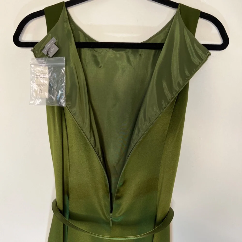 Ann Taylor Green Silk Dress - Picture 6 of 10